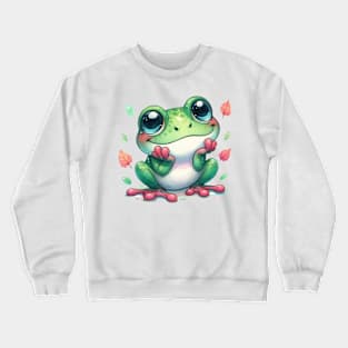 Cute Dreamy Frog Crewneck Sweatshirt